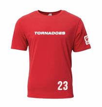 Load image into Gallery viewer, TORNADOES DriFit SS Tee in Red
