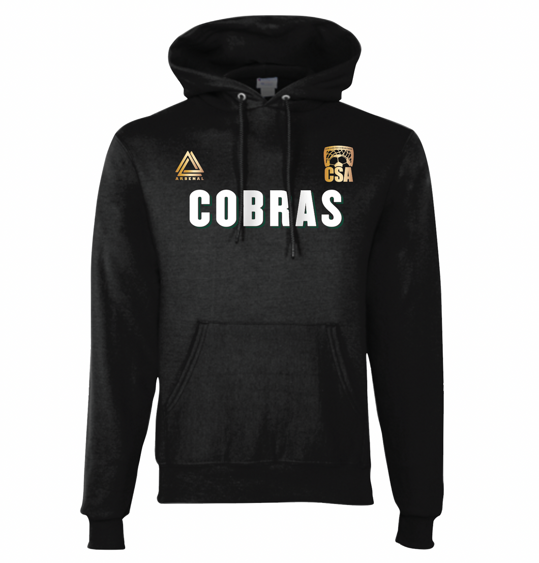 COBRAS Pullover Hoodie in Black