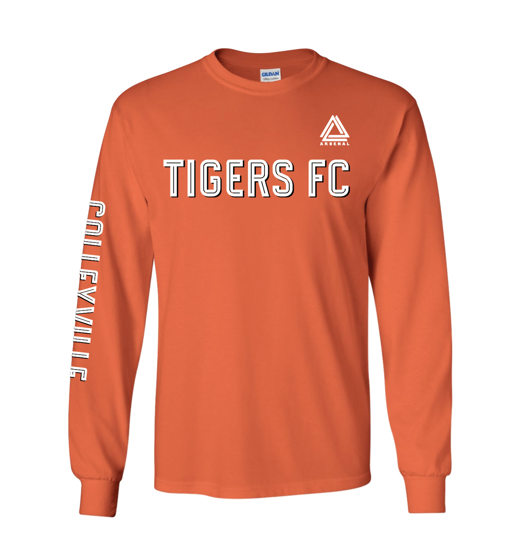 TIGERS FC LS Team Tee in Orange