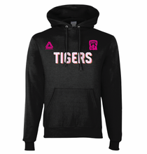 Load image into Gallery viewer, TIGERS Pullover Hoodie in Black
