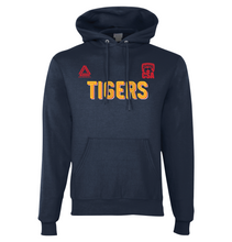 Load image into Gallery viewer, TIGERS Pullover Hoodie in Navy
