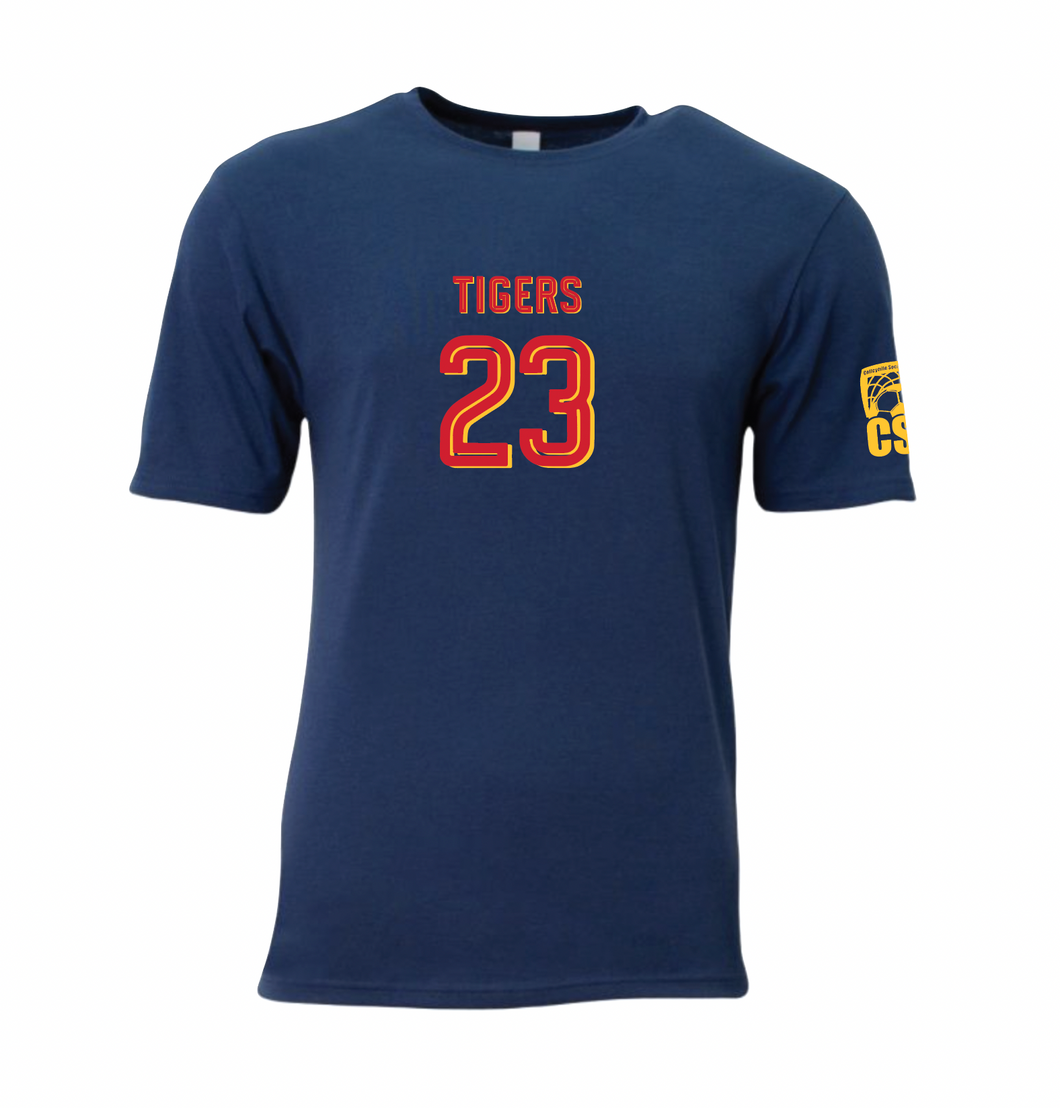 TIGERS DriFit SS Tee in Navy