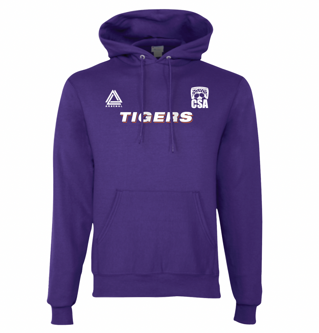 TIGERS Pullover Hoodie in Purple