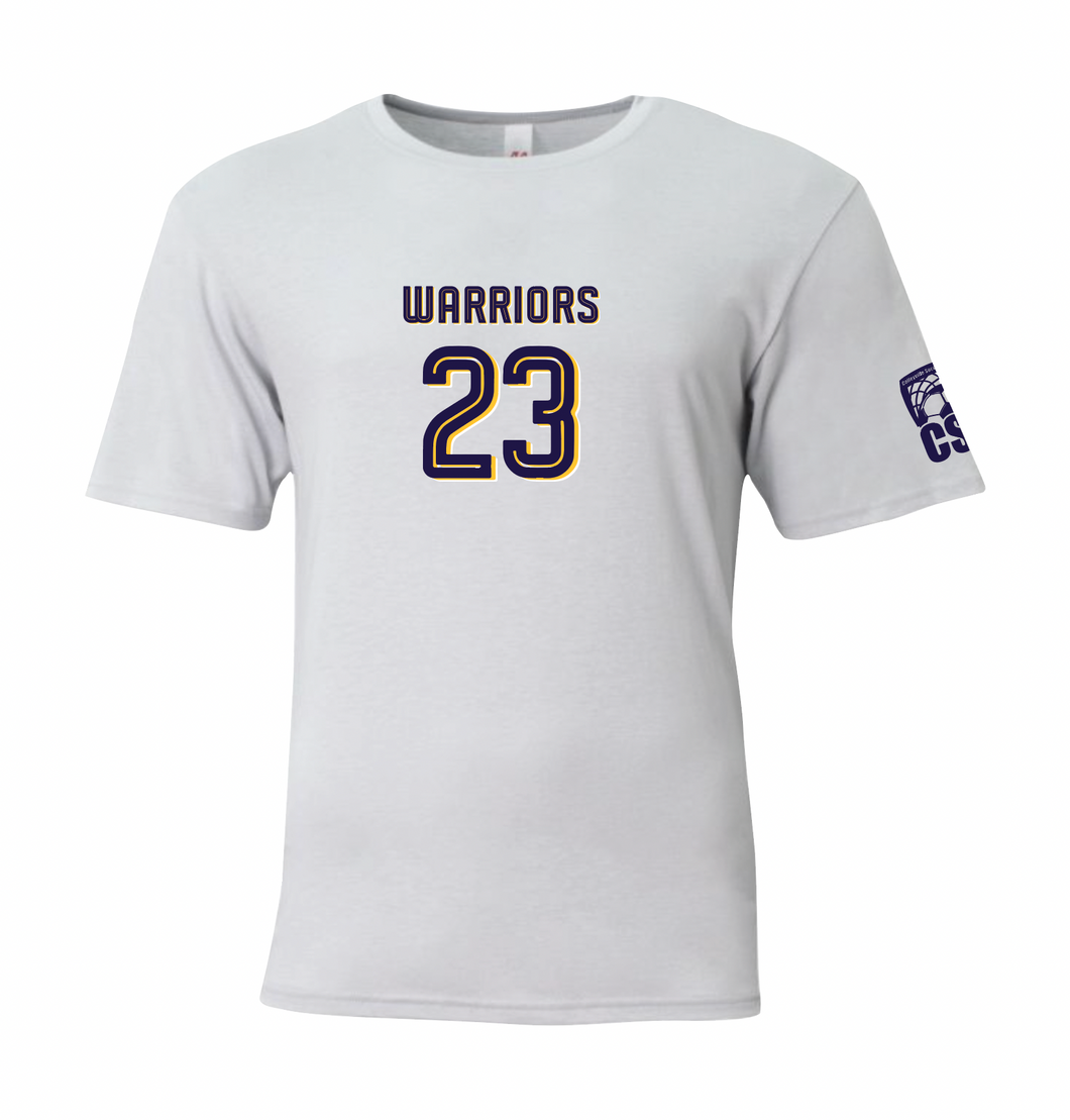 WARRIORS DriFit SS Tee in White